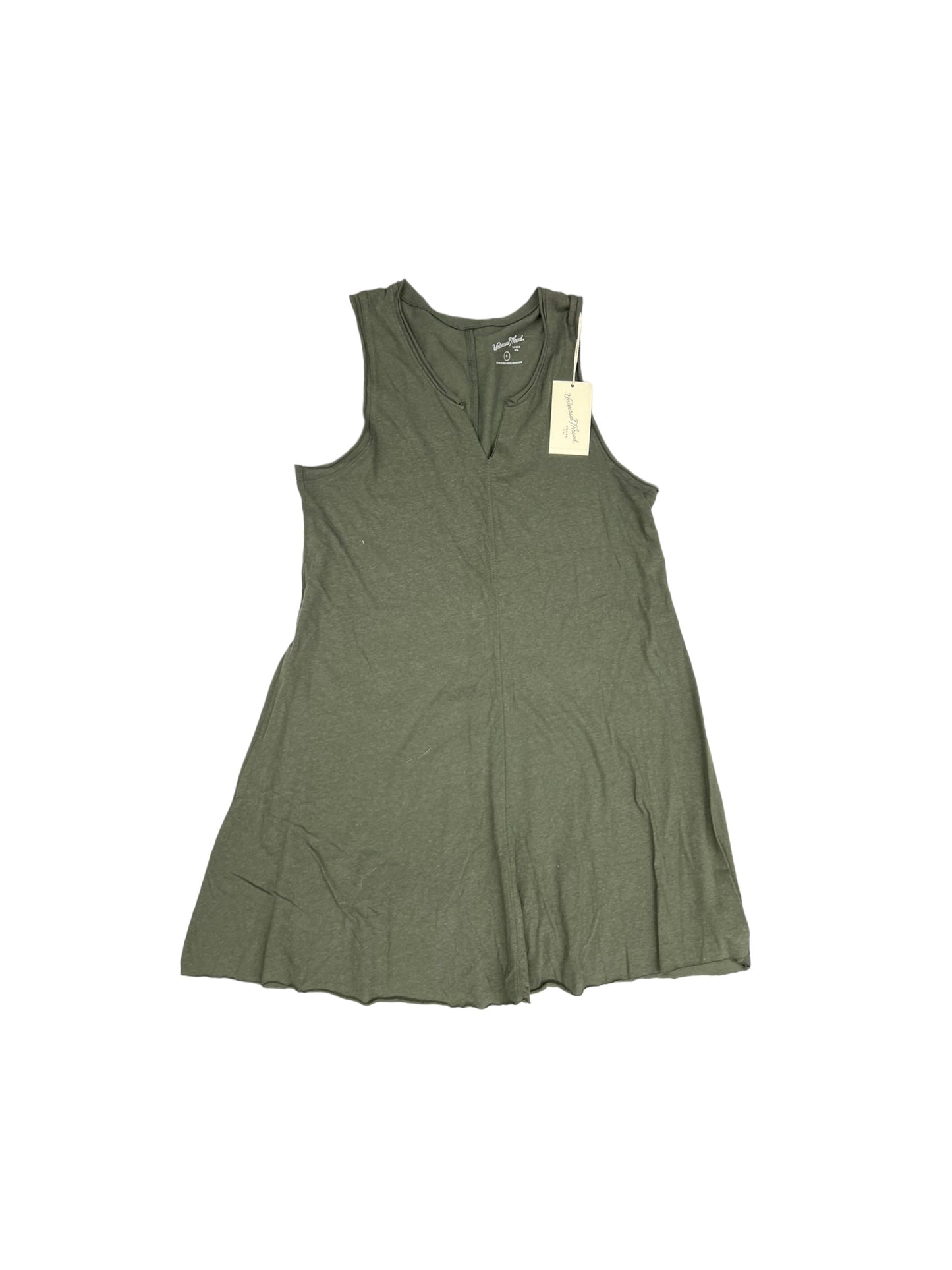 Green Dress Casual Short Universal Thread, Size S