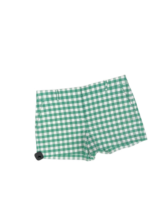 Green & White Shorts Loft, Size 14