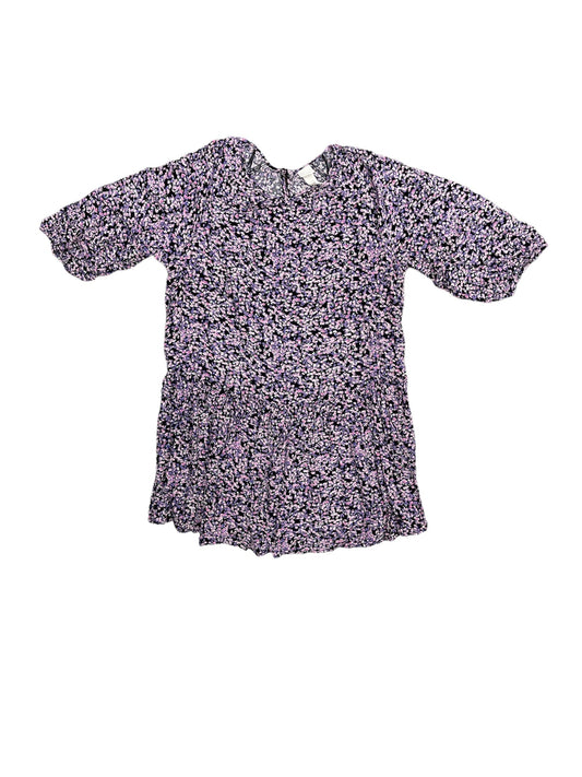 Purple Dress Casual Short H&m, Size Xs