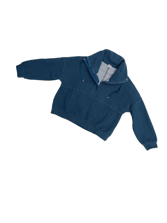 Teal Athletic Sweatshirt Collar Calia, Size S