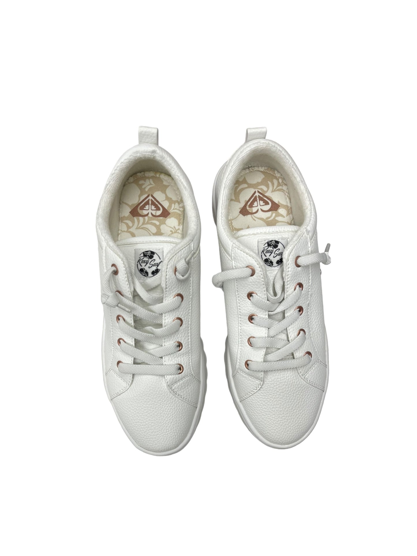 White Shoes Sneakers Roxy, Size 9