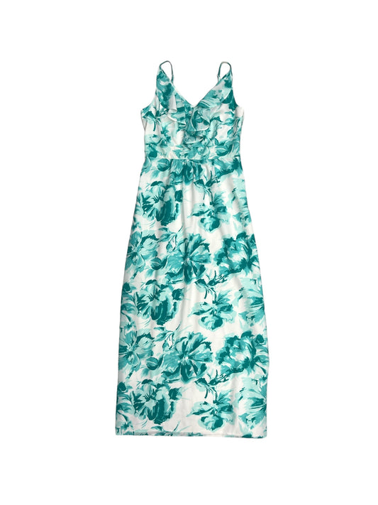 Aqua Dress Party Long Ann Taylor, Size 4