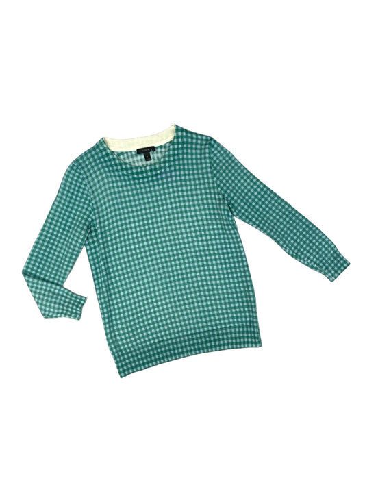 Blue & Green Sweater Cashmere J. Crew, Size M