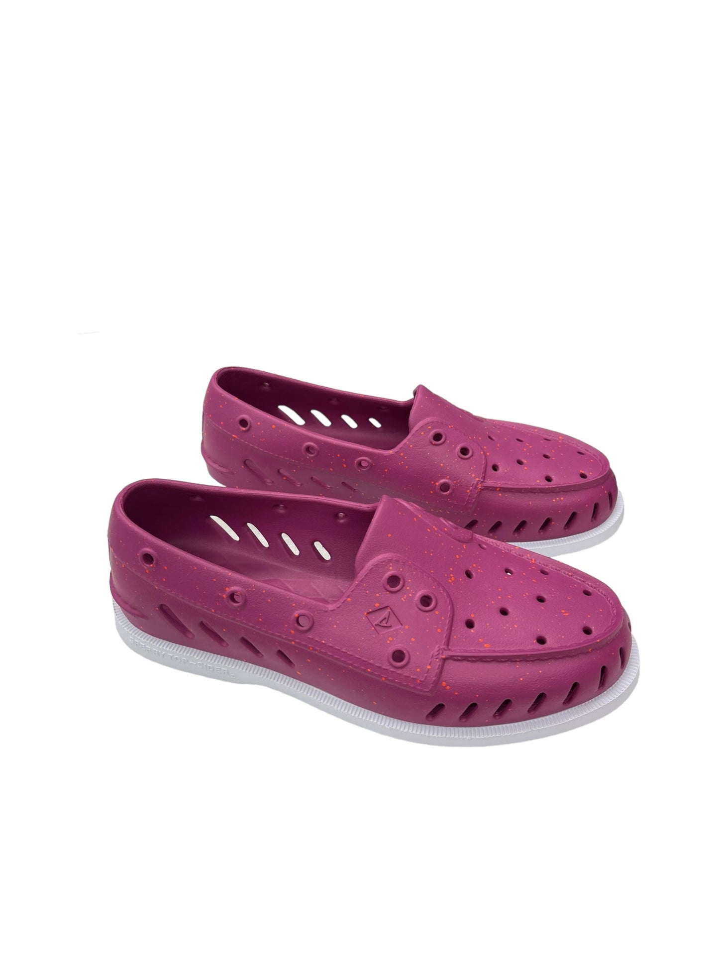 Pink Shoes Flats Sperry, Size 9
