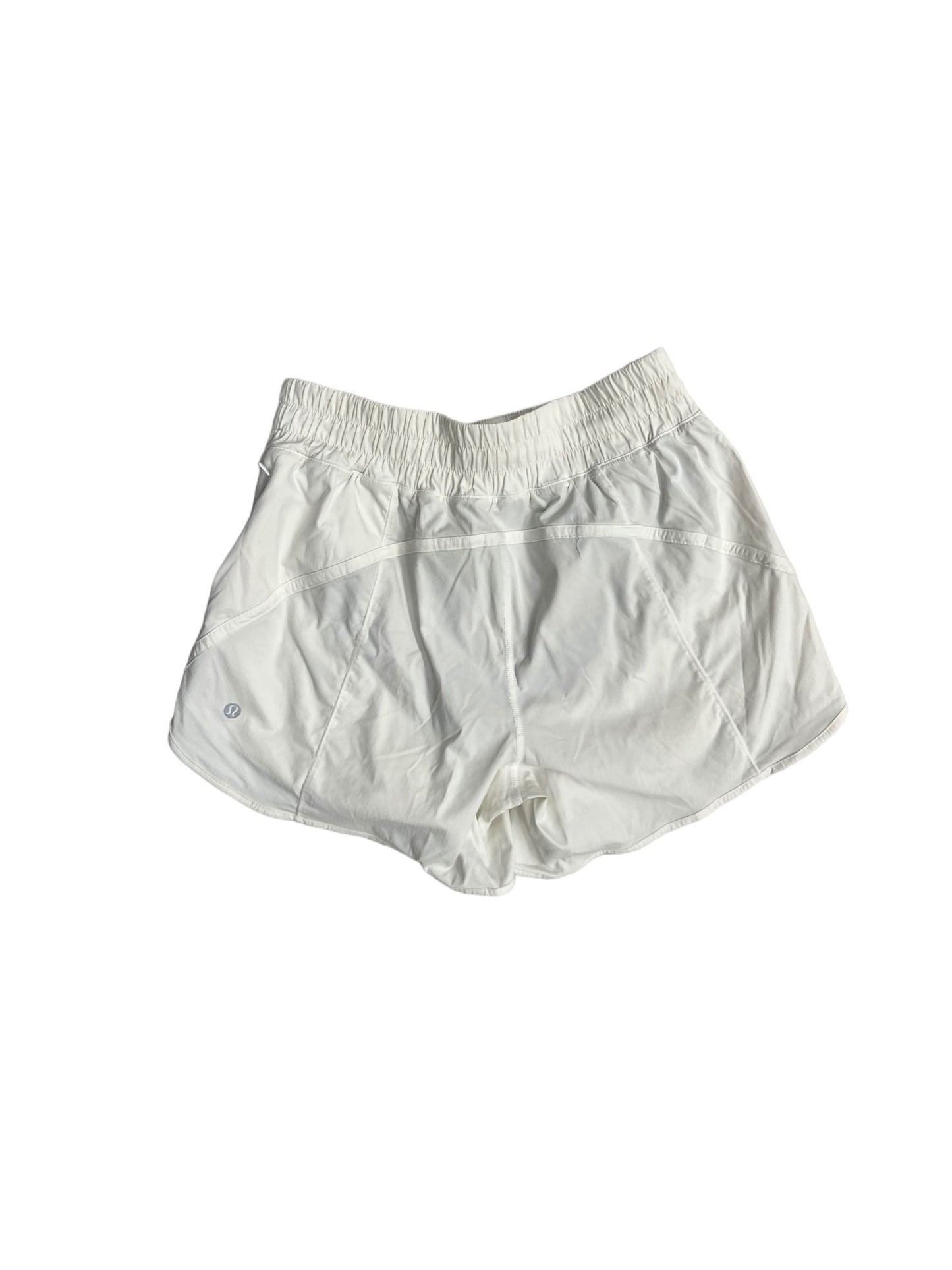 White Athletic Shorts Lululemon, Size 8