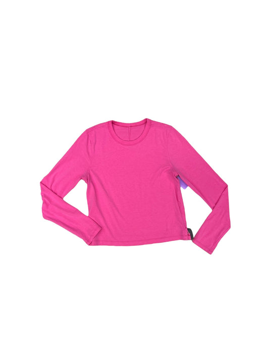 Pink Athletic Top Long Sleeve Crewneck Lululemon, Size S