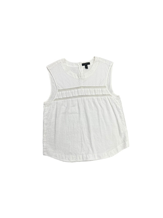 White Top Sleeveless J. Crew, Size 10