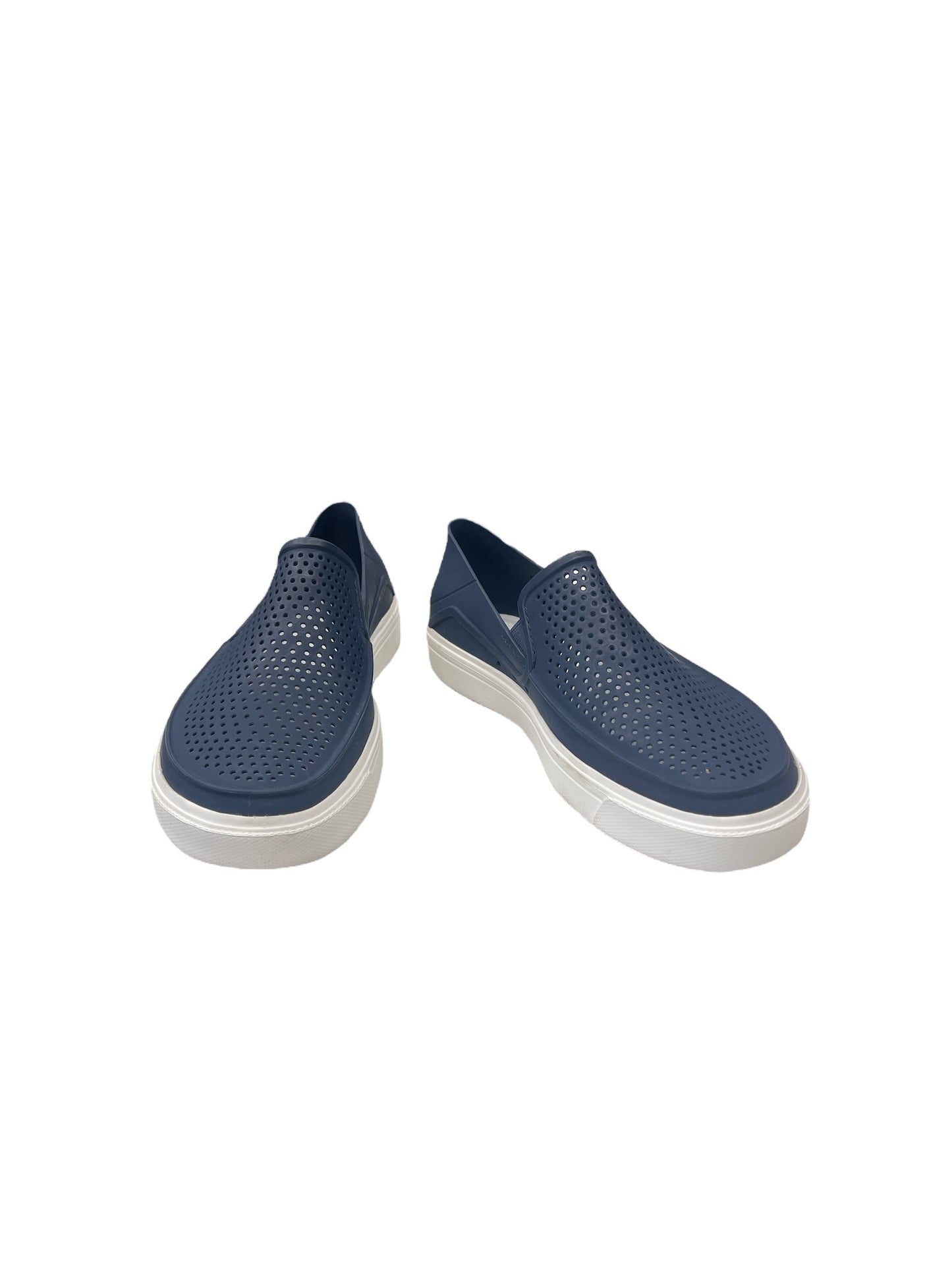 Blue Shoes Flats Crocs, Size 7