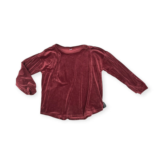 Red Top Long Sleeve Old Navy, Size M