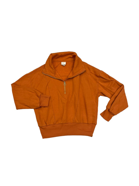 Sweatshirt Crewneck By A New Day In Orange, Size: M