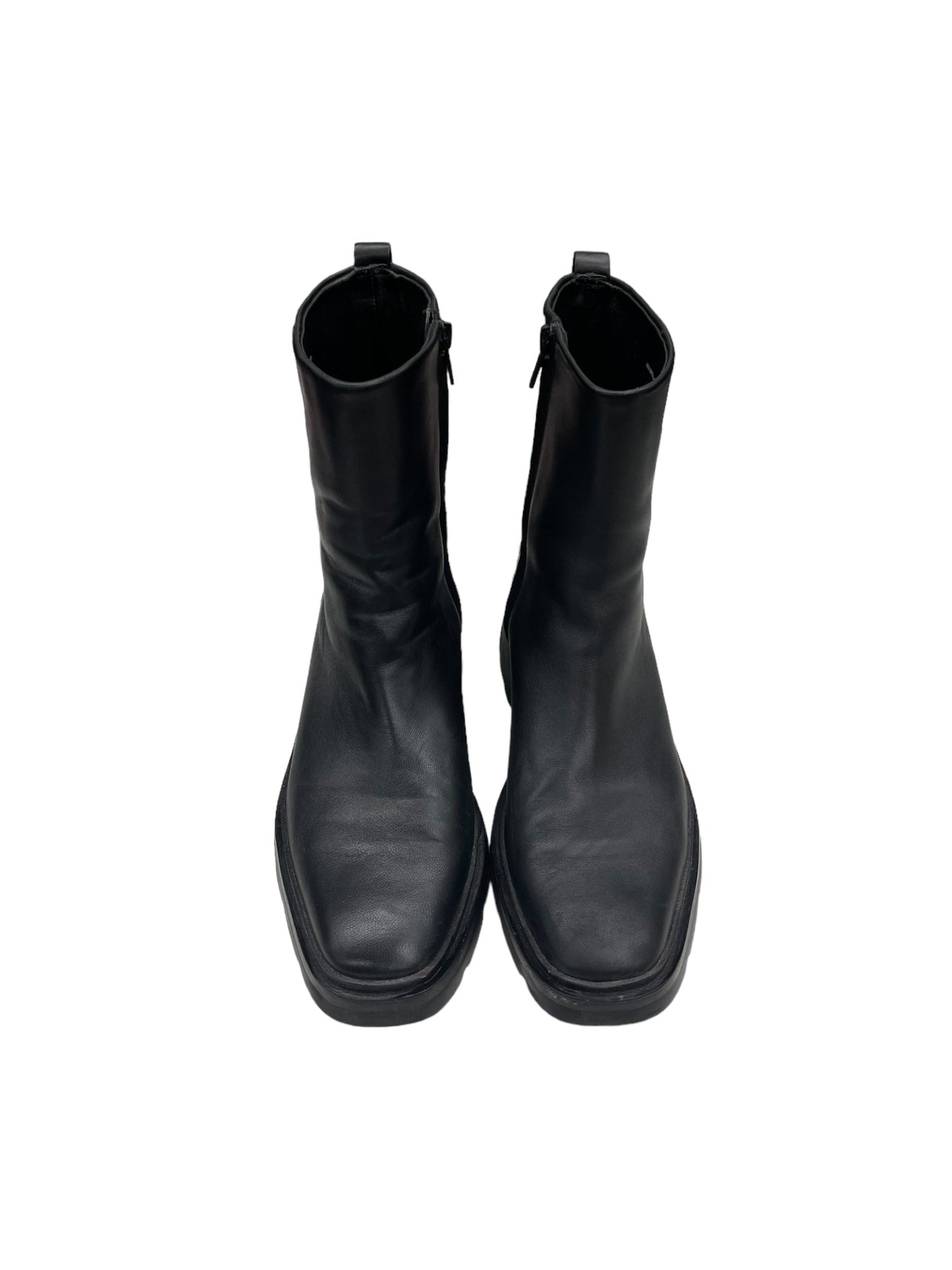 Boots Ankle Heels By Vince In Black, Size: 9.5