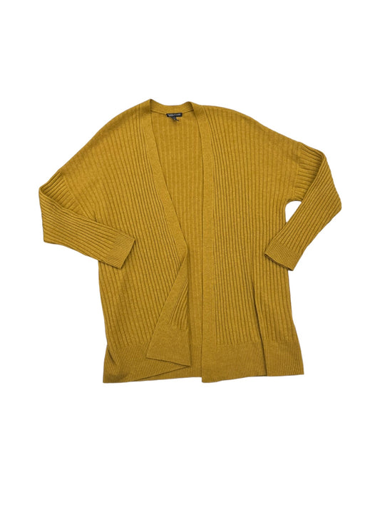 Sweater Cardigan Cashmere By Eileen Fisher In Yellow, Size: L