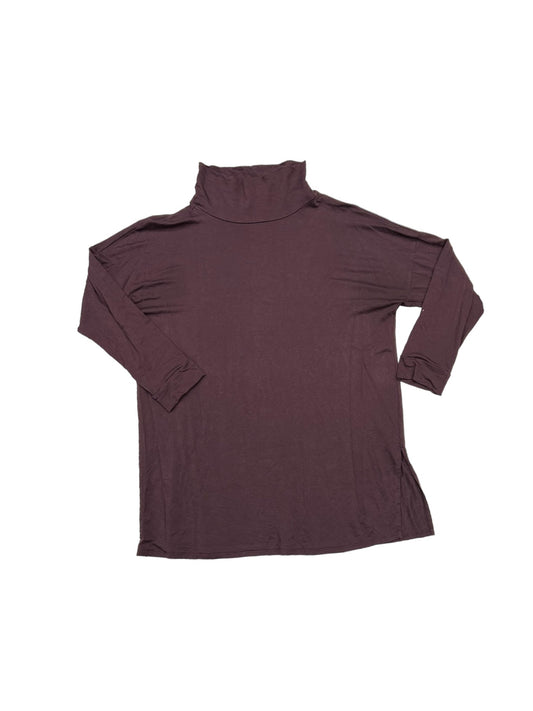 Tunic Long Sleeve By Eileen Fisher In Purple, Size: Xl