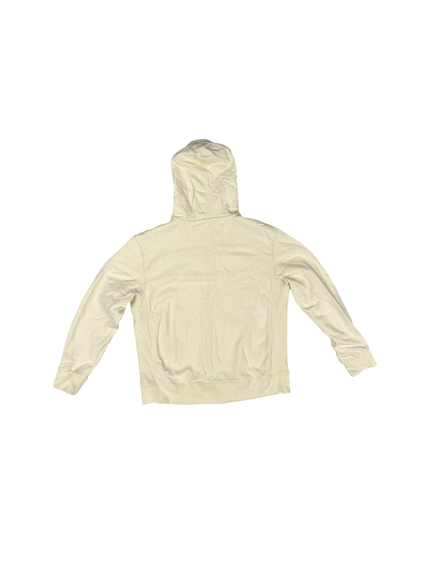 Sweatshirt Hoodie By Life Is Good In Cream, Size: L