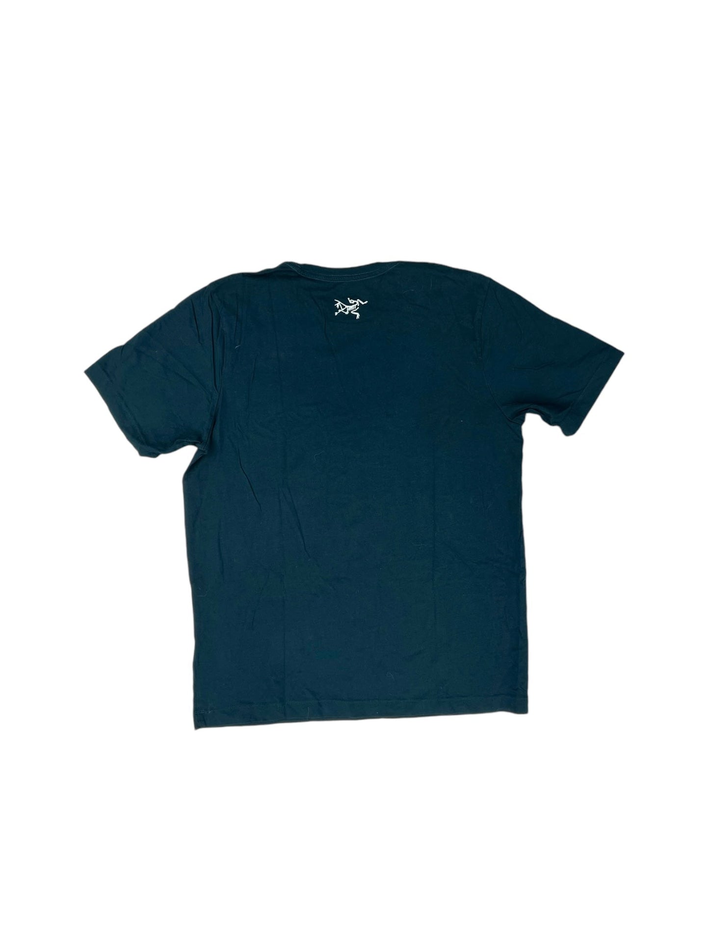 Athletic Top Short Sleeve By Arctaryx In Teal, Size: M