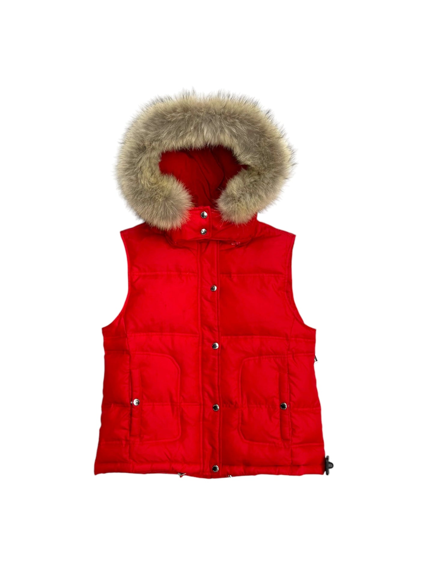 Vest Puffer & Quilted By Michael By Michael Kors In Red, Size: M