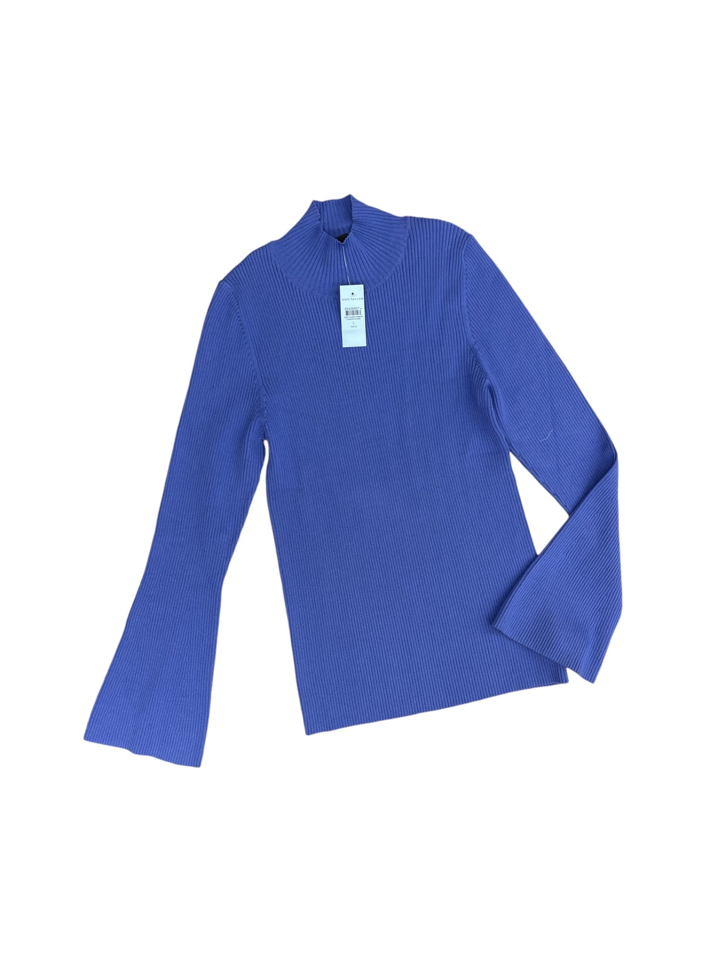 Top Long Sleeve By Loft In Blue, Size: Petite L