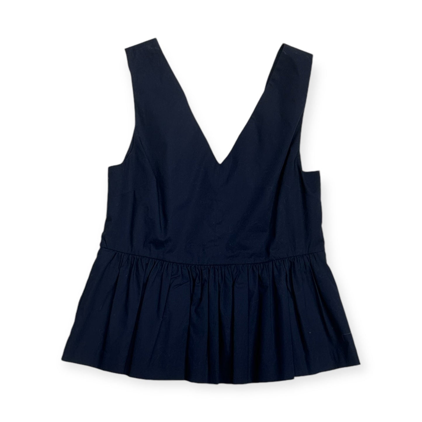 Top Sleeveless By J. Crew In Navy, Size: 4