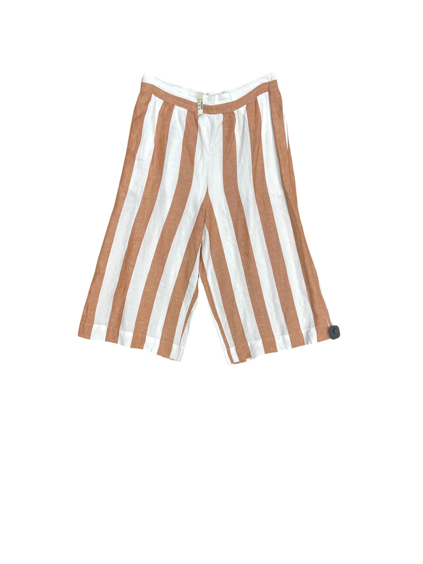 Pants Wide Leg By Madewell In Striped Pattern, Size: Xl