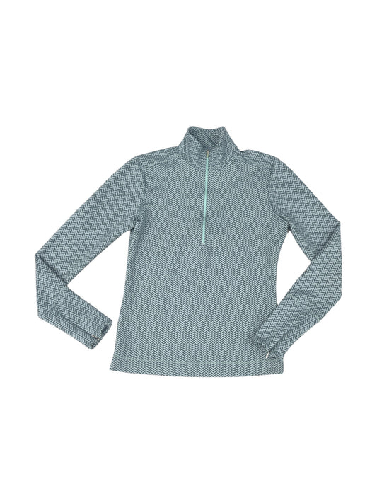 Athletic Sweatshirt Collar By Lucy In Blue & Green, Size: S