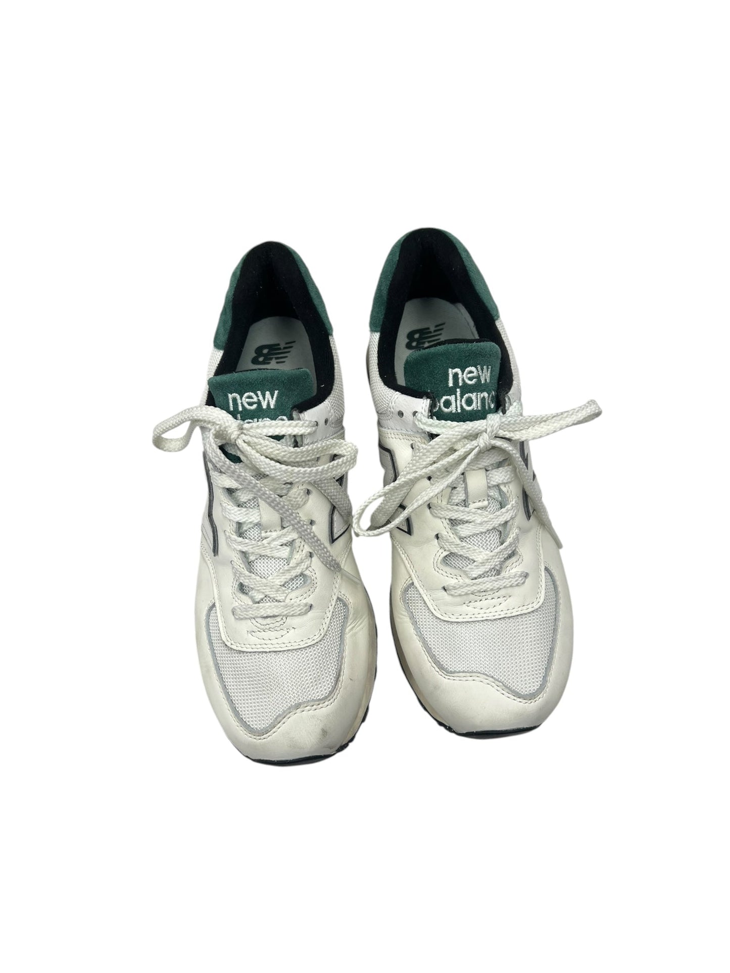 Shoes Sneakers By New Balance In Green & White, Size: 9