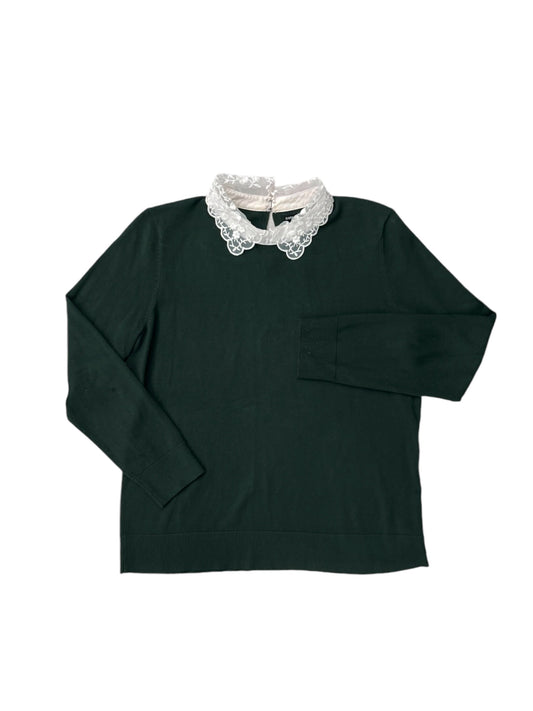 Sweater By Cable And Gauge In Green, Size: L