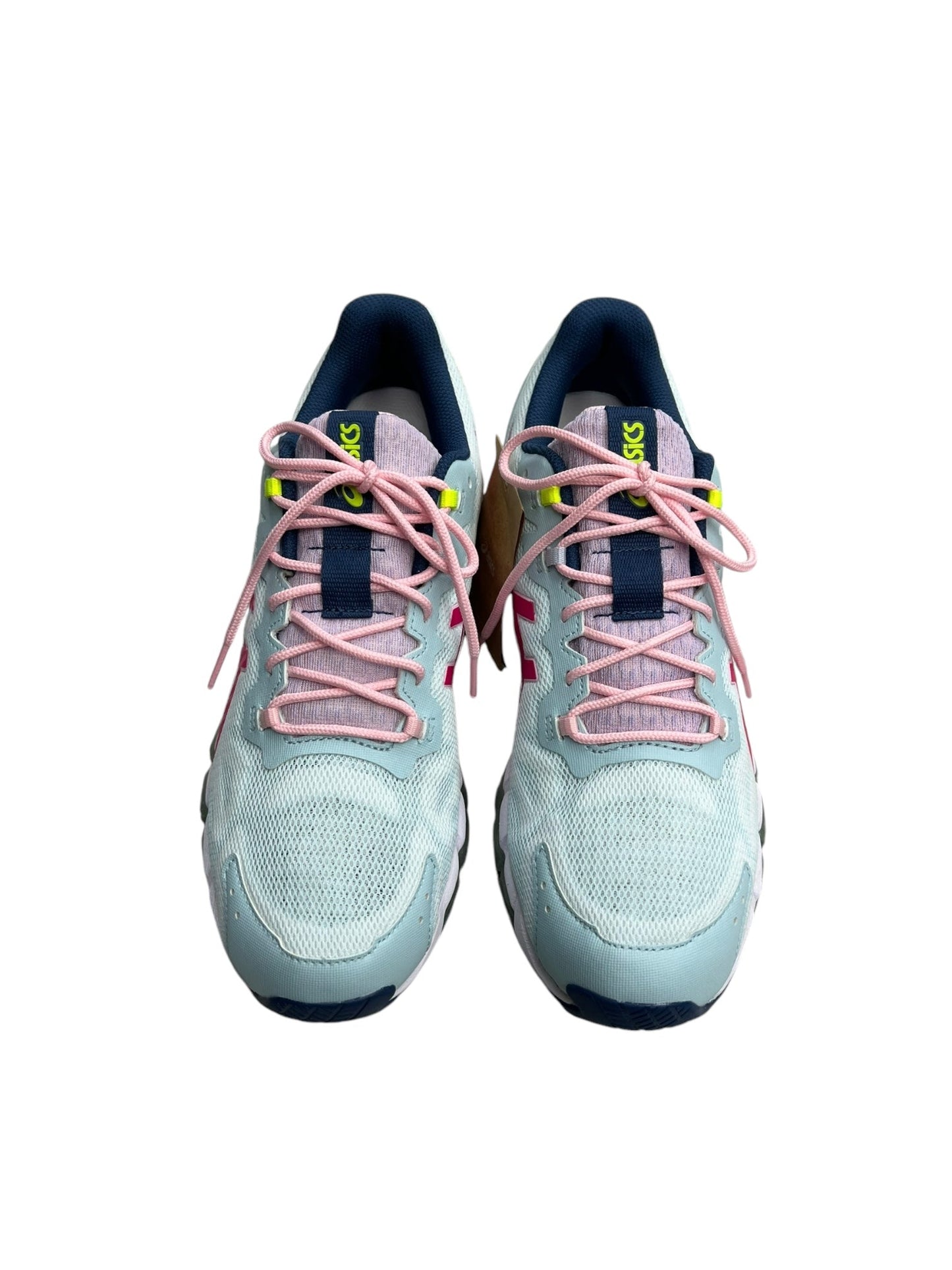 Shoes Sneakers By Asics In Blue & Pink, Size: 11