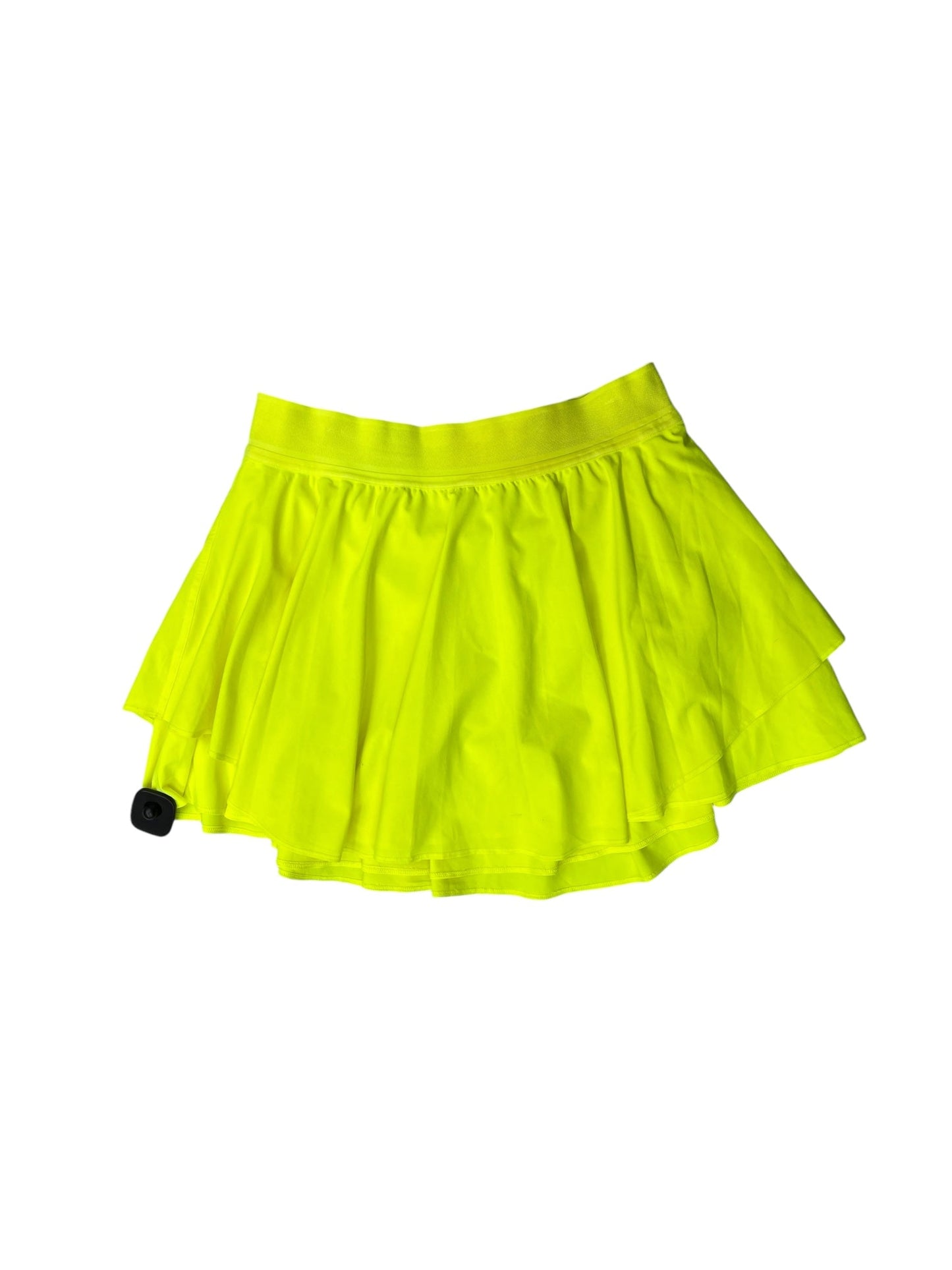 Athletic Skort By Lululemon In Yellow, Size: 10