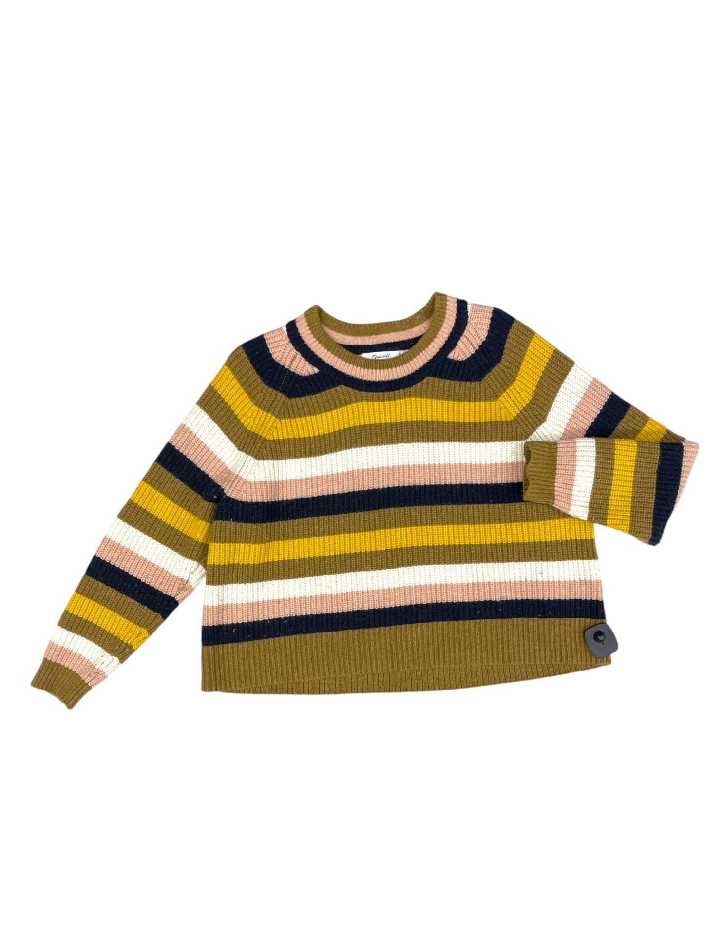 Sweater By Madewell In Brown & Yellow, Size: M