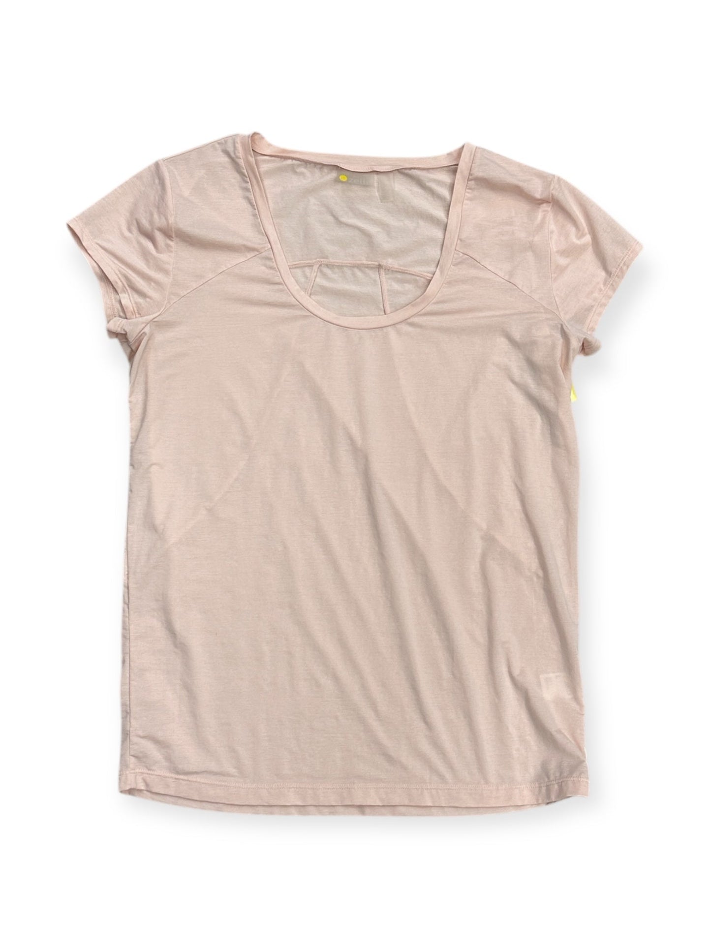 Athletic Top Short Sleeve By Zella In Pink, Size: L