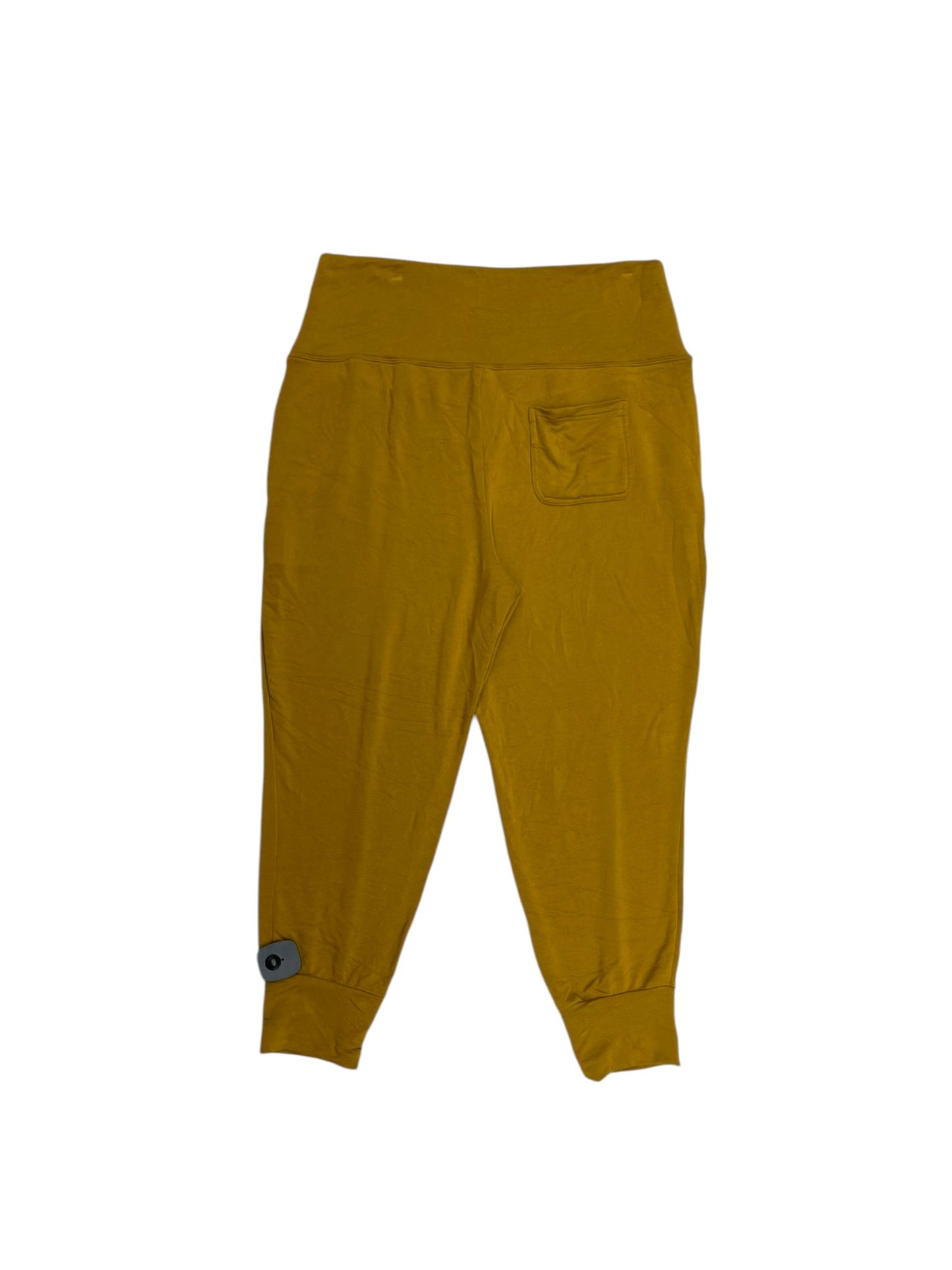 Athletic Pants By Fabletics In Yellow, Size: L