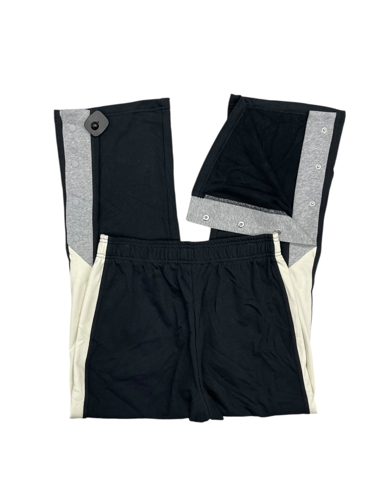 Athletic Pants By Fabletics In Black & White, Size: L