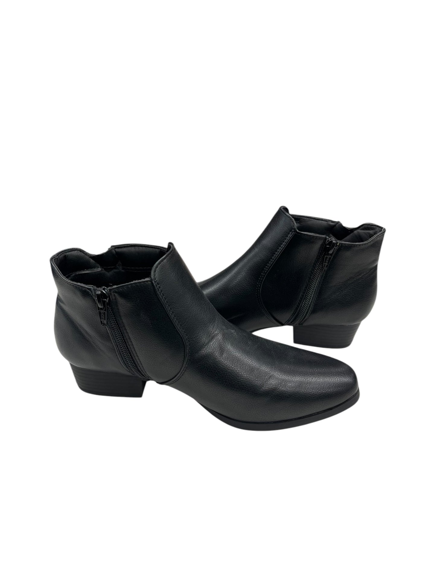 Boots Ankle Heels By Croft And Barrow In Black, Size: 7.5