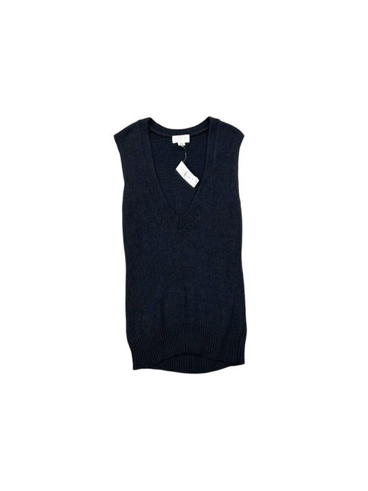 Top Sleeveless By Loft In Black, Size: S