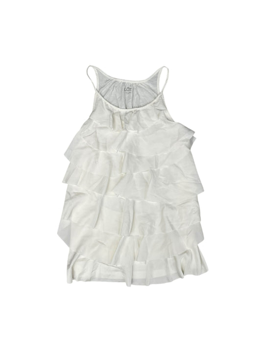 Top Sleeveless By Loft In White, Size: S