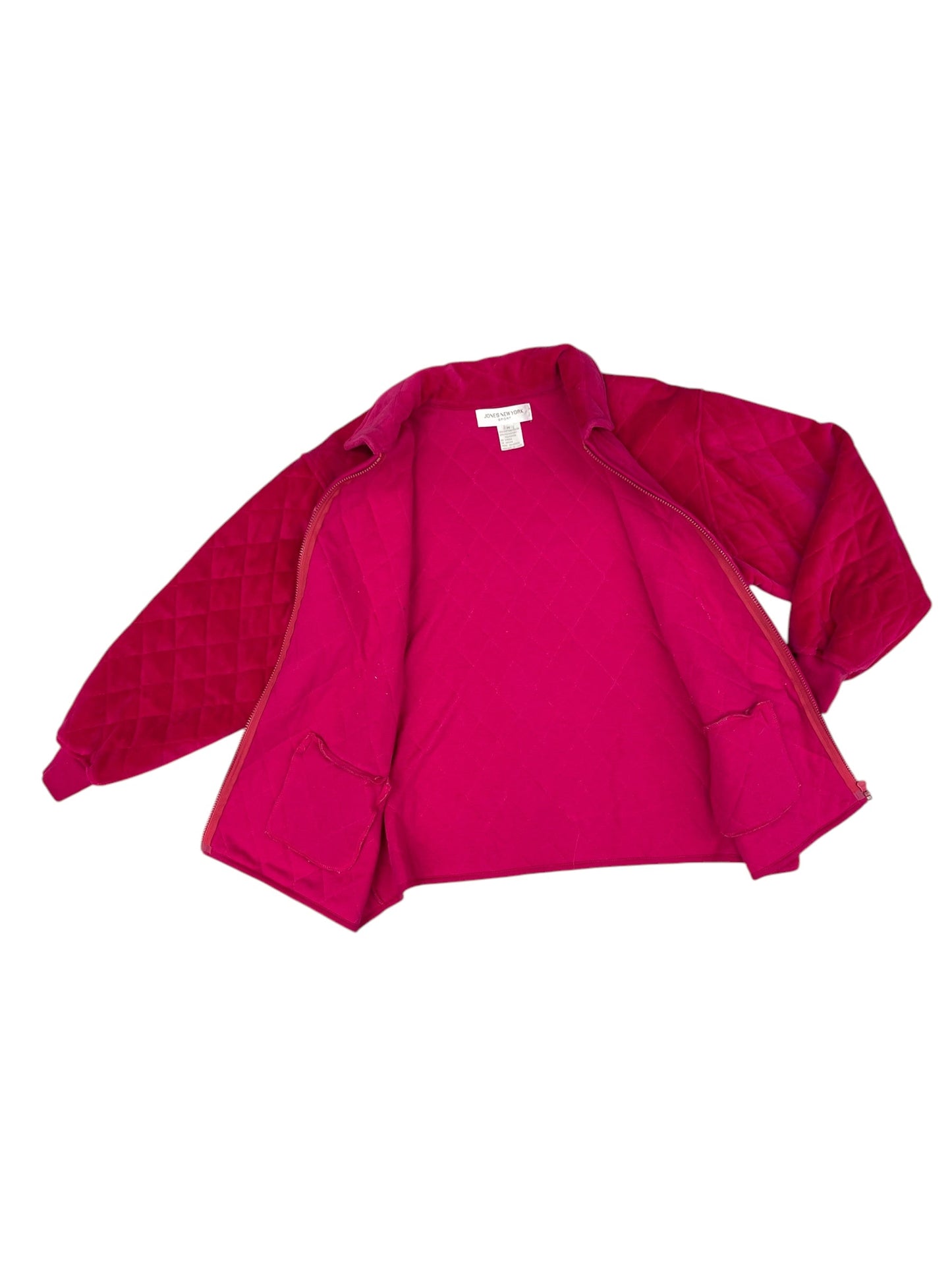 Jacket Puffer & Quilted By Jones New York In Pink, Size: M