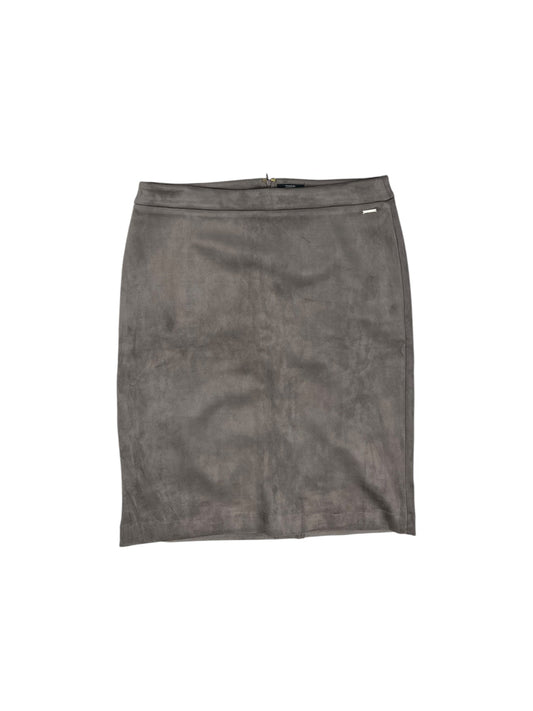 Skirt Midi By Tahari By Arthur Levine In Brown, Size: Xl