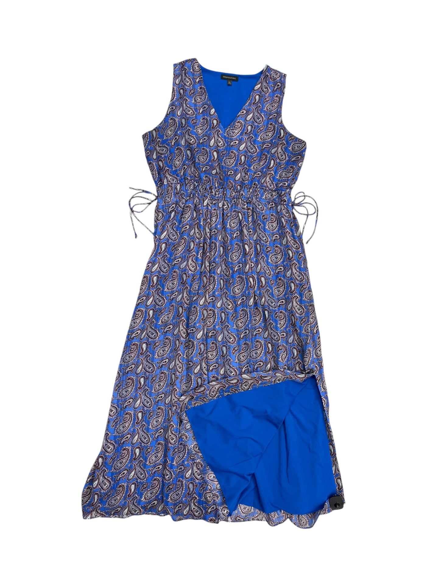 Dress Party Long By Banana Republic In Blue, Size: Xl