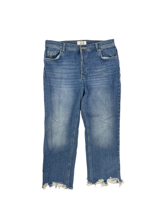 Jeans Boyfriend By We The Free In Blue Denim, Size: 12