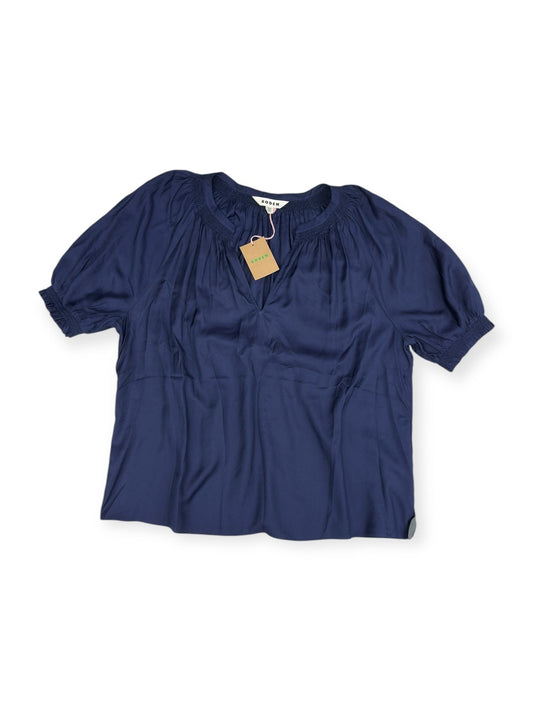 Top Short Sleeve By Boden In Navy, Size: 14