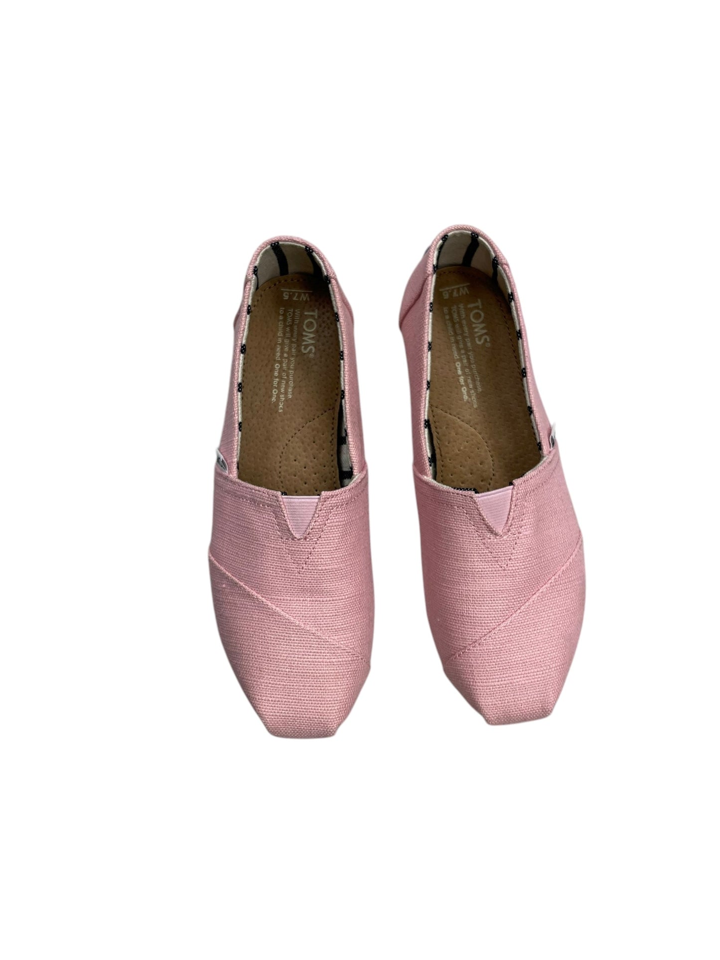 Shoes Flats By Toms In Pink, Size: 7.5