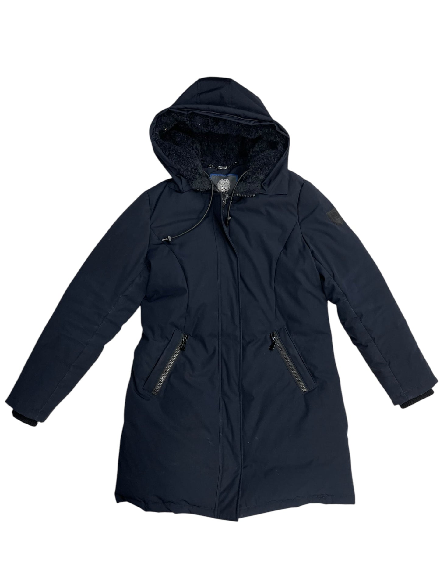 Coat Parka By Vince Camuto In Navy, Size: L