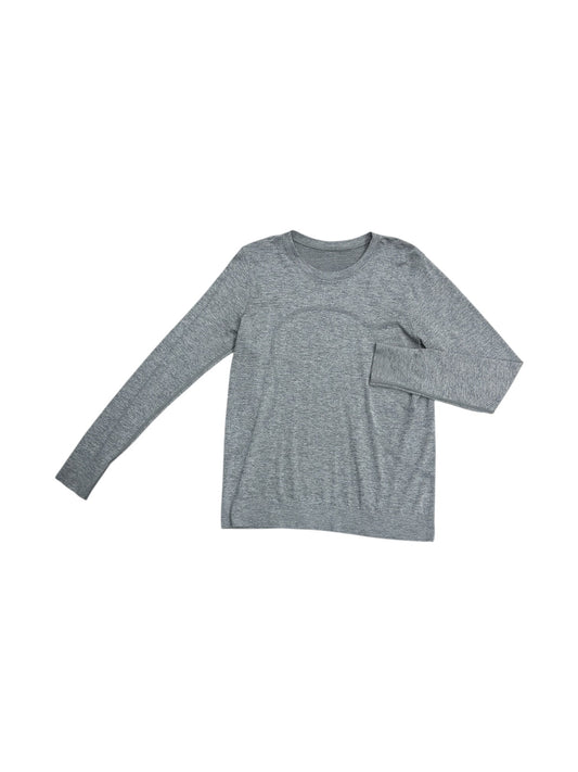 Athletic Top Long Sleeve Crewneck By Lululemon In Grey