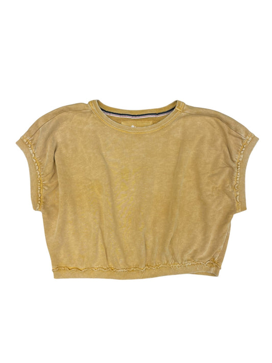 Top Short Sleeve By Pilcro In Yellow, Size: S