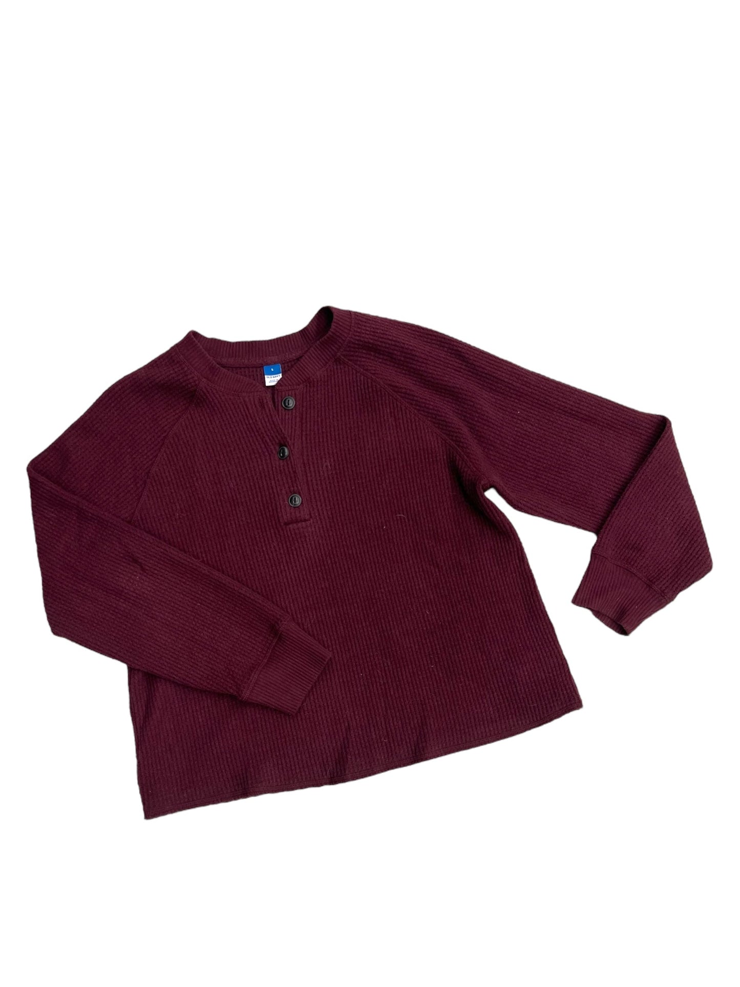 Sweater By Old Navy In Maroon, Size: L