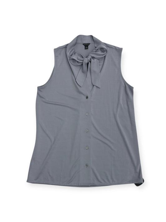 Top Sleeveless By Ann Taylor In Grey, Size: S