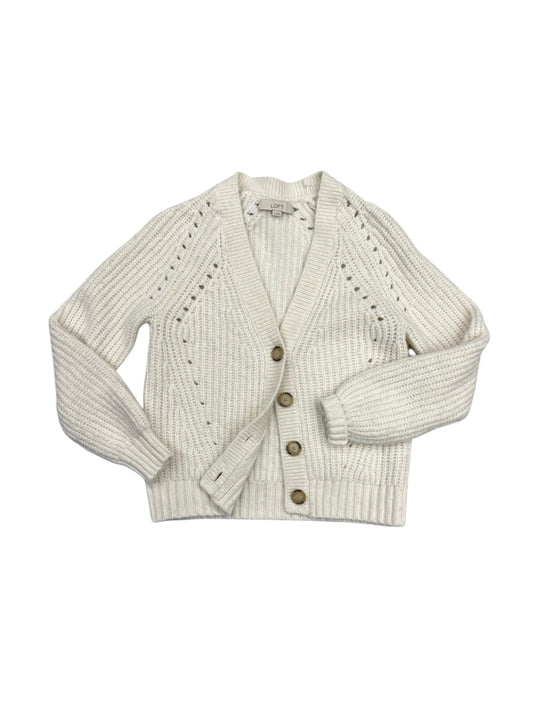 Cardigan By Loft In White, Size: S