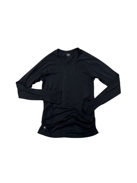 Athletic Top Long Sleeve Crewneck By Athleta In Black, Size: M