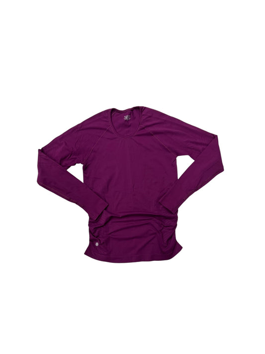 Athletic Top Long Sleeve Crewneck By Athleta In Purple, Size: M