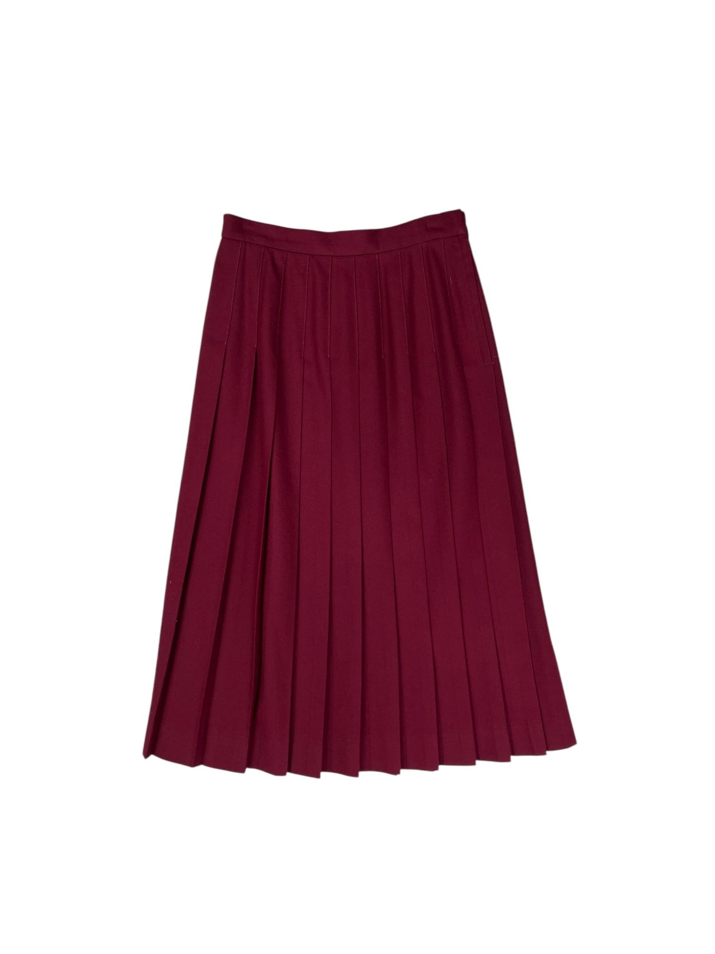 Skirt Midi By Talbots In Maroon, Size: 8p